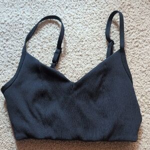 Aerie Black One Piece Sports Bra Size Medium